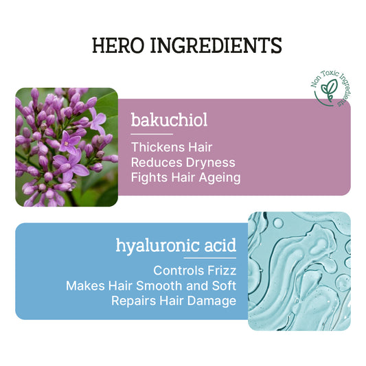 Intense Hydration Hair Serum - Hyaluronic Acid and Bakuchiol